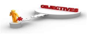 A person with the word objections before him